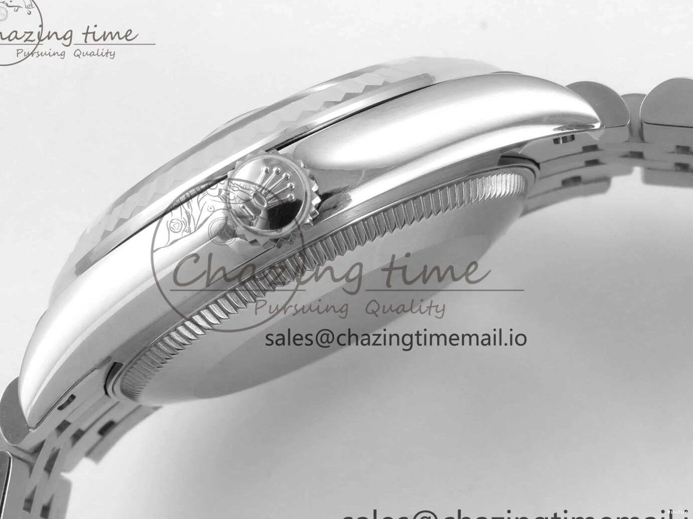 MiroTime 0114 DateJust 31 278274 THBF 1:1 Best Edition 904L Steel Purple Roman Dial on SS Jubilee Bracelet HZ Cal. Breathable 43